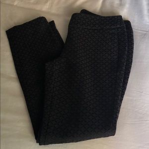 Loft Marissa Skinny Black Ankle Pants